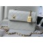 Chanel Vintage Gold-Tone Metal Flap Bag with Top Handle AS6025 White 2024