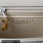 Chanel Vintage Gold-Tone Metal Flap Bag with Top Handle AS6025 White 2024