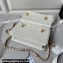 Chanel Vintage Gold-Tone Metal Flap Bag with Top Handle AS6025 White 2024