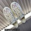 Gucci Tennis 1977 Women's GG sneakers 771645 Off white canvas with GG lamé with crystals 2024