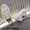 Gucci Tennis 1977 Women's GG sneakers 771645 Off white canvas with GG lamé with crystals 2024