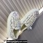 Gucci Tennis 1977 Women's GG sneakers 771645 Off white canvas with GG lamé with crystals 2024