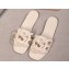 Gucci Women's Interlocking G slide sandals 780307 in Rubber White 2024