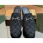 Gucci Women's Princetown slipper 771592 in GG Denim Black 2024