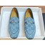 Gucci Women's Jordaan GG loafer in GG Denim Light Blue 2024