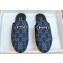 Gucci Women's Princetown slipper 771592 in GG Denim Dark Blue 2024