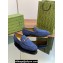 Gucci Men's Jordaan loafer 406994 in Suede Blue 2024