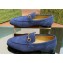 Gucci Men's Jordaan loafer 406994 in Suede Blue 2024