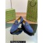 Gucci Men's Jordaan loafer 406994 in Suede Blue 2024