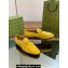 Gucci Men's Jordaan loafer 406994 in Suede Yellow 2024