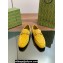 Gucci Men's Jordaan loafer 406994 in Suede Yellow 2024