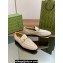 Gucci Men's Jordaan loafer 406994 in Suede Beige 2024