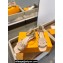 Louis Vuitton Calf leather LV Isola Flat Sandals Beige 2024