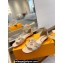Louis Vuitton Calf leather LV Isola Flat Sandals Beige 2024