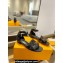 Louis Vuitton Calf leather LV Isola Flat Sandals Black 2024