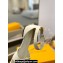 Louis Vuitton Calf leather LV Isola Flat Sandals White 2024
