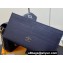 Louis Vuitton Monogram Empreinte leather Félicie Pochette Bag Navy Blue/Cream 2024