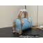 Louis Vuitton Monogram Vernis leather Nano Speedy Bag New LV Remix M83000 Sky Blue 2024