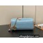 Louis Vuitton Monogram Vernis leather Nano Speedy Bag New LV Remix M83000 Sky Blue 2024
