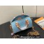 Louis Vuitton Monogram Vernis leather Nano Speedy Bag New LV Remix M83000 Sky Blue 2024