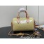 Louis Vuitton Monogram Vernis leather Nano Speedy Bag New LV Remix Chic and Yellow 2024