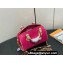 Louis Vuitton Monogram Vernis leather Nano Speedy Bag New LV Remix M83273 Neon Pink 2024