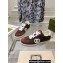 Gucci Suede and Mesh Women/Men Sneakers Coffee with Interlocking G 2024