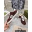 Gucci Suede and Mesh Women/Men Sneakers Coffee with Interlocking G 2024