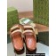Gucci Lido Women/Men sandals with Double G 780061 in Natural raffia 2024