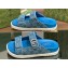 Gucci Lido Women/Men sandals with Double G 780061 in GG Denim Blue 2024