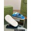 Gucci Lido Women/Men sandals with Double G 780061 in GG Denim Blue 2024
