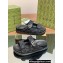 Gucci Lido Women/Men sandals with Double G 780061 in GG Denim Black 2024