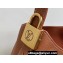 Louis Vuitton Grained calfskin Low Key Hobo MM Bag M24974 Cognac Brown 2024