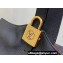 Louis Vuitton Grained calfskin Low Key Hobo MM Bag M24856 Black 2024