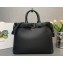 Prada Buckle large leather handbag with belt 1BA416 Black 2024