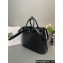 Prada Buckle large leather handbag with belt 1BA416 Black 2024