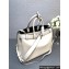 Prada Buckle large leather handbag with belt 1BA416 White 2024