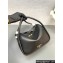 Prada Leather handbag 1BA451 Black 2024