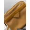 Prada Re-Edition 1978 Re-Nylon and Saffiano leather mini shoulder bag 1BH218 Brown 2024