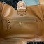 Prada medium leather tote bag 1BG483 Brown 2024
