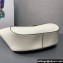 Prada medium leather tote bag 1BG483 White 2024