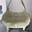 Prada medium leather tote bag 1BG483 White 2024