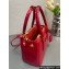 Prada Prada Galleria patent leather mini bag 1BA906 Red 2024