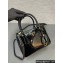 Prada Prada Galleria patent leather mini bag 1BA906 Black 2024