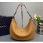 Prada Large leather shoulder bag 1BC212 Brown 2024