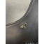 Prada Large leather shoulder bag 1BC212 Black 2024
