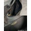 Prada Large leather shoulder bag 1BC212 Black 2024