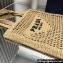 Prada raffia tote bag 1BG393 Beige 2024