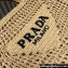 Prada raffia tote bag 1BG393 Beige 2024