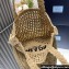 Prada raffia tote bag 1BG393 Beige 2024